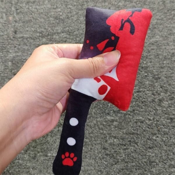 Halloween Knife Squeaky Chew Plush Dog Toy - Image 3