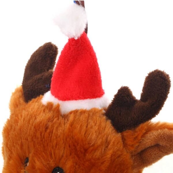 Christmas Santa Claus Doll Durable Squeaker Interactive Plush Dog Toy - Image 2