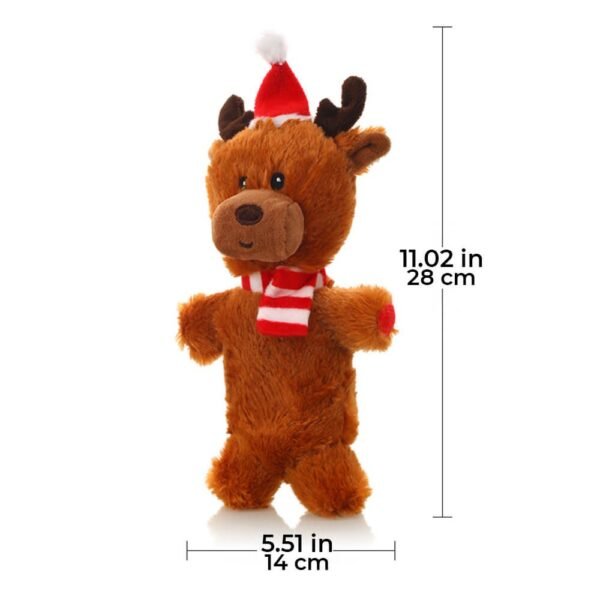 Christmas Santa Claus Doll Durable Squeaker Interactive Plush Dog Toy - Image 6