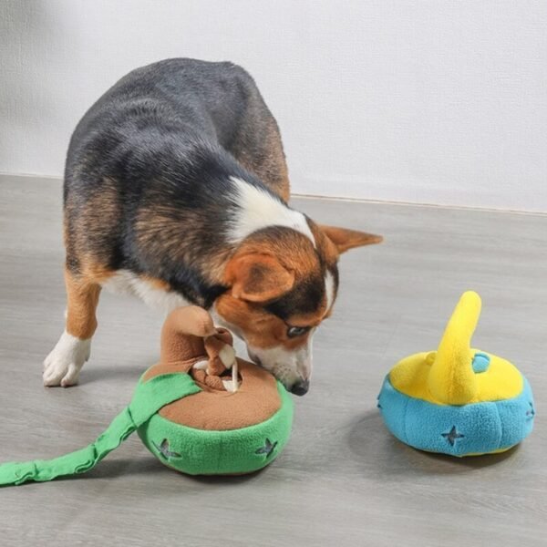 Curling Puzzle Dog Interactive Toy Treat Dispenser Toy - Image 2