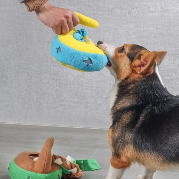 Curling Puzzle Dog Interactive Toy Treat Dispenser Toy - Image 3