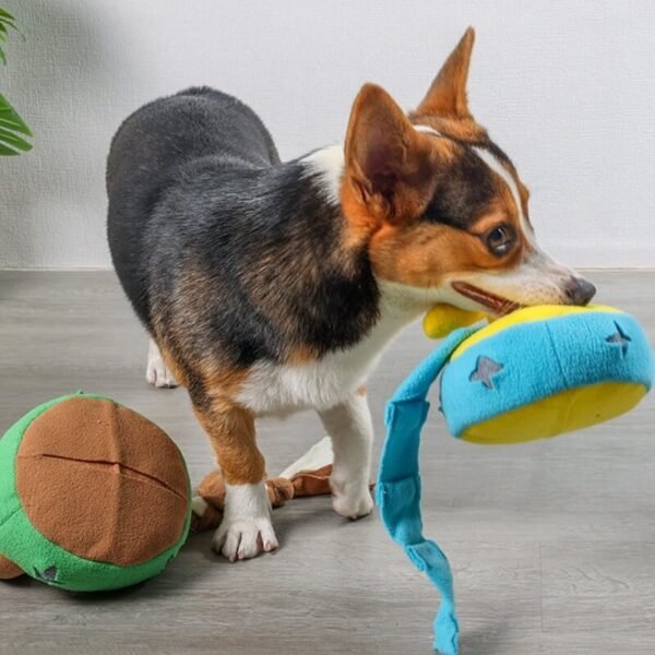 Curling Puzzle Dog Interactive Toy Treat Dispenser Toy - Image 5
