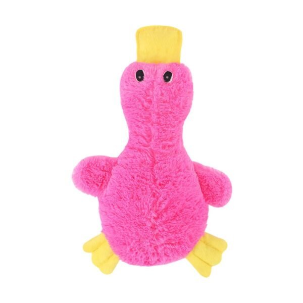 Cute Duck Plush Toy With Squeaker Dog Chew Toy - Image 5