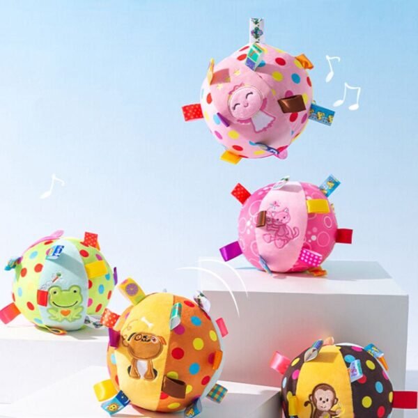 Cute Embroidered Squeaky Ball Interactive Dog Toys - Image 3