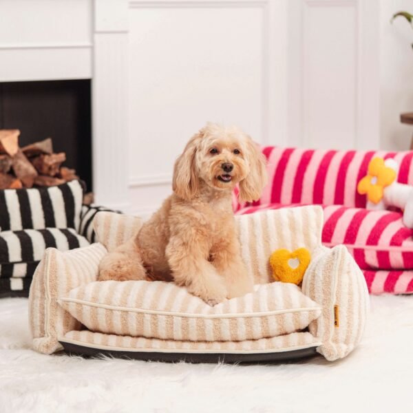 FUNNYFUZZY Heart Plush Squeaky Dog Toy - Image 3