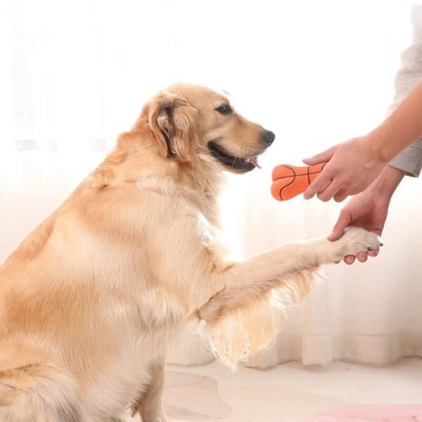 Durable Squeaky Bone Toy Dog Chew Toy - Image 2
