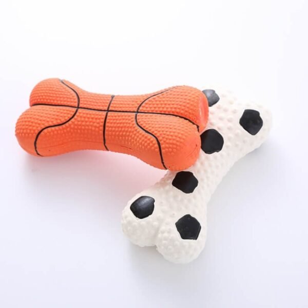 Durable Squeaky Bone Toy Dog Chew Toy - Image 3