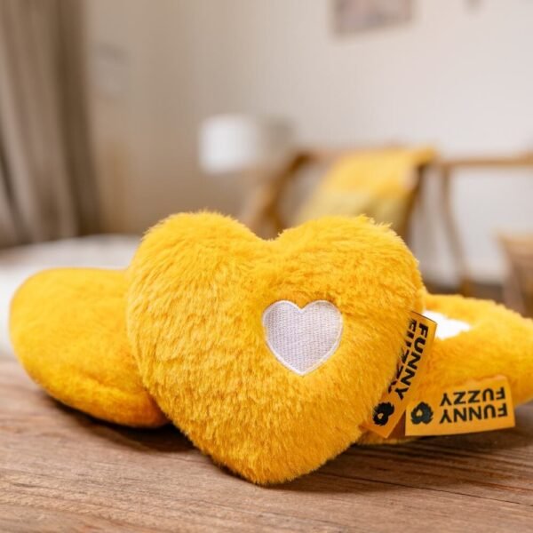FUNNYFUZZY Heart Plush Squeaky Dog Toy - Image 5