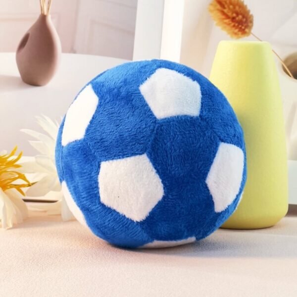 Football Plush Interactive Chew Toy Squeaky Dog Toy - Image 4