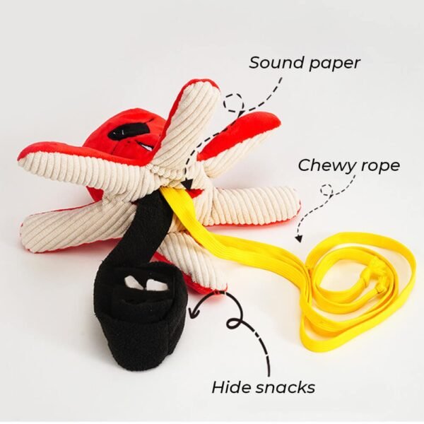 Chew-Resistant Squeaky Dog Toy - Ocean World - Image 6