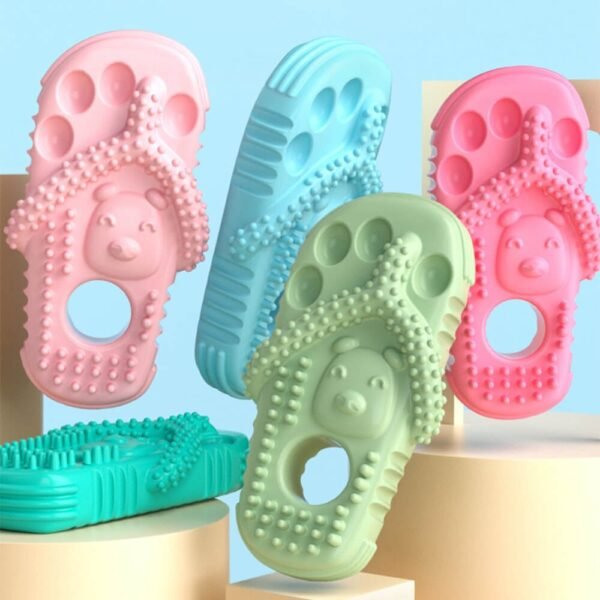 Dog Chew Toy Slippers Waterproof Bite Resistant Teeth Cleaning Toy - Image 3
