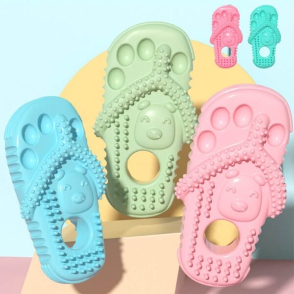 Dog Chew Toy Slippers Waterproof Bite Resistant Teeth Cleaning Toy - Image 4