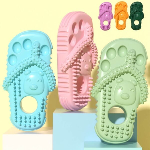 Dog Chew Toy Slippers Waterproof Bite Resistant Teeth Cleaning Toy - Image 2
