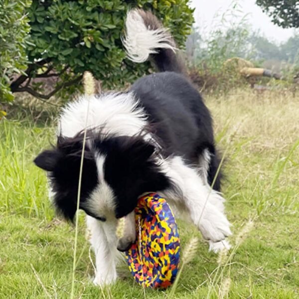 Durable Camo Dog Toy Chew-Resistant Rope Floating Water Toy Series - Image 3