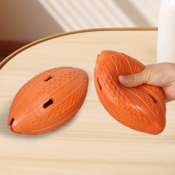 Football-Shaped Dog Chew Toy Hidden Treats Interactive Toy - Image 6