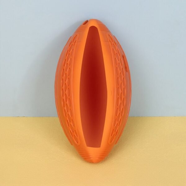 Football-Shaped Dog Chew Toy Hidden Treats Interactive Toy - Image 7