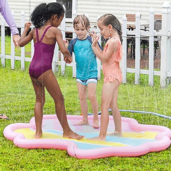 Ice Cream Children Splash Play Mat Dog Sprinkler Pad - Image 3
