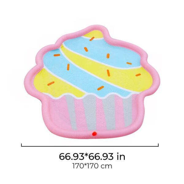 Ice Cream Children Splash Play Mat Dog Sprinkler Pad - Image 5