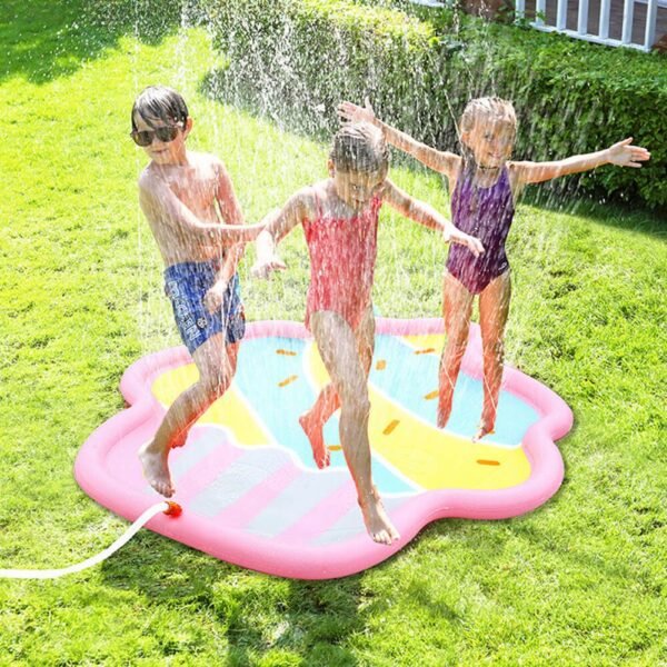 Ice Cream Children Splash Play Mat Dog Sprinkler Pad - Image 2