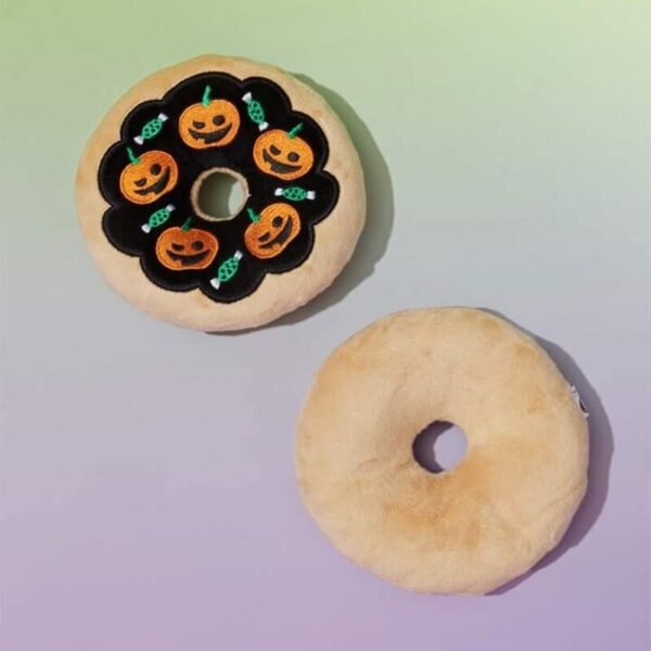 Halloween Donut Plush Dog Toy - Image 4