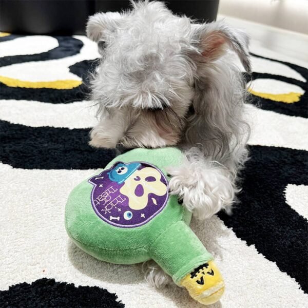 Halloween Fun Medicine Bottle Toy Dog Teething Plush Toy - Image 3