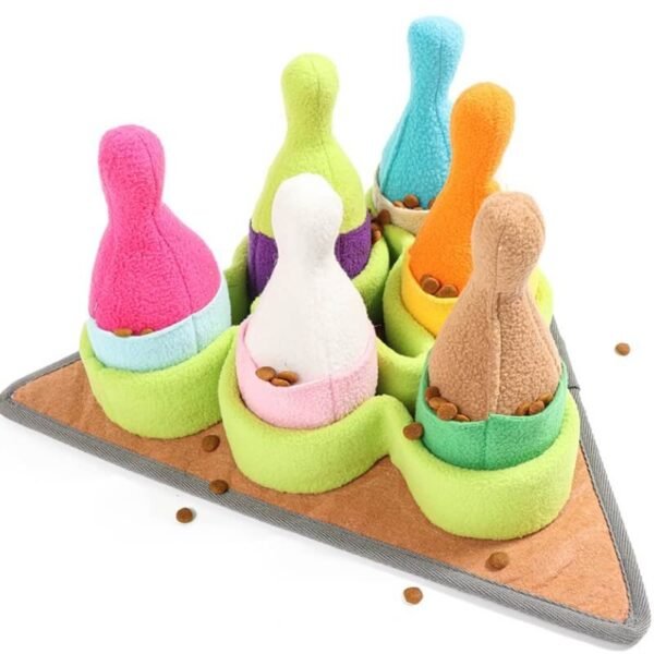 Interactive Bowling Puzzle Dog Treat Dispenser Toy - Image 8