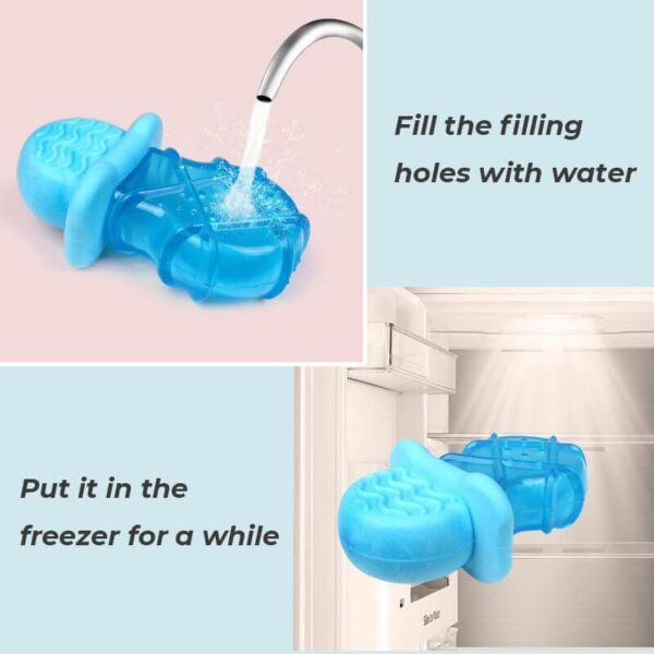 Cooling Rubber Water-filled Ice Lolly Dog Teething Toy - Image 3
