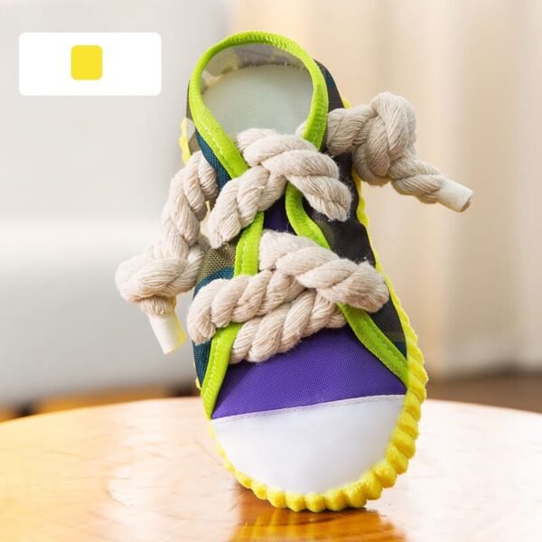 Cotton Rope Slipper Toy Dog Teething Toy - Image 6