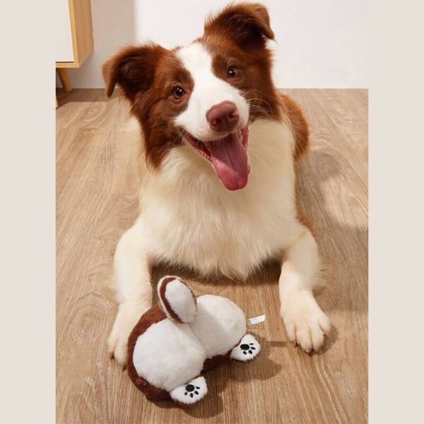 Funny Plush Squeaky Dog Toy - Butt - Image 4