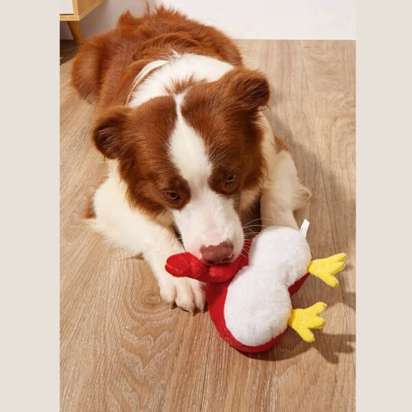 Funny Plush Squeaky Dog Toy - Butt - Image 3