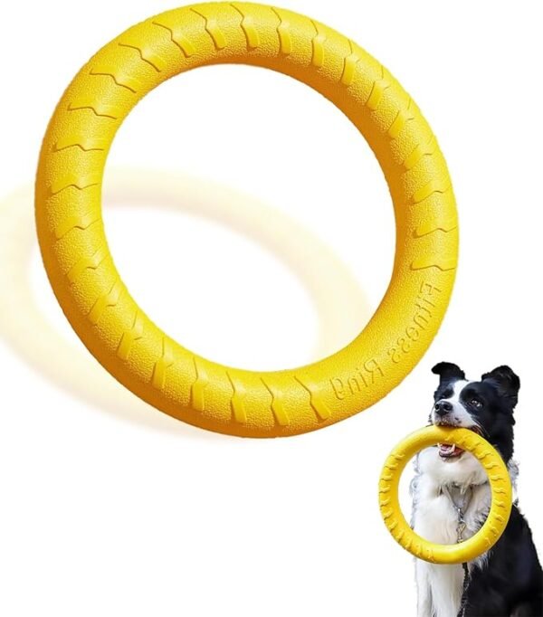 Dog Toys for Aggressive Chewers,Flying Ring for Dog Training,Chewing Cathing Form Toys - Image 9