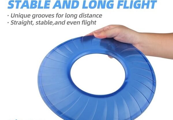 Interactive Dog Flyer Chew Toys for Aggressive Chewers,(Blue Flyer) - Image 4