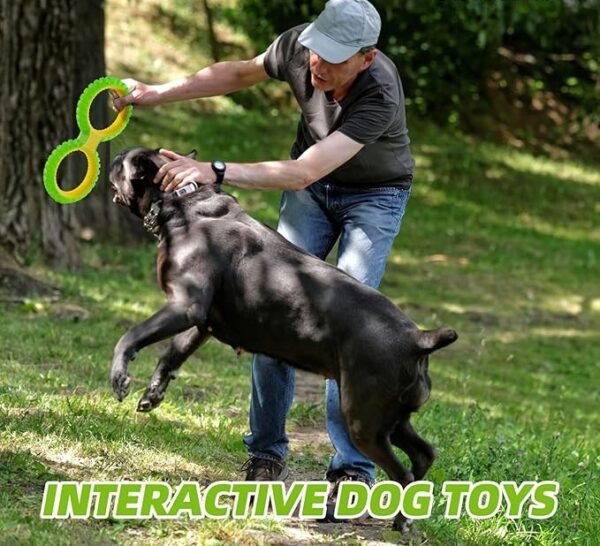 DGT Teething Training Dog Toy for Aggressive Chewers,(Green) - Image 5